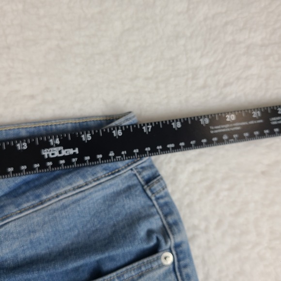 Levi's 726 Jeans Womens 33x30 Blue Flare Waterless Light Wash Denim * - Picture 5 of 16